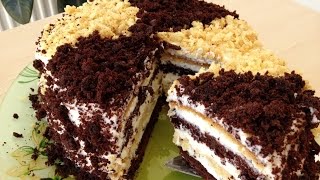 Сметанник Торт  Очень Вкусный Рецепт Сметанный Торт  Homemade Cake English Subtitles [upl. by Osnofedli]