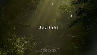 david kushner  daylight slowed  reverb [upl. by Aneleve]