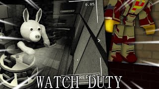 ROBLOX PIGGY WATCH DUTY ALLEYS [upl. by Izy]