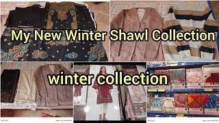 My New Winter Shawl Collection winter collection Farzana tariq awan ¡ [upl. by Pat]