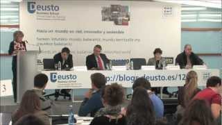 Sostenibilidad Emprendimiento y la Agenda Global Foro Deusto Business School 125 Aniversario [upl. by Nosna]