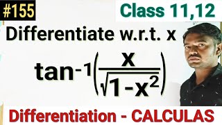 Differentiate tan1x√1x2 DifferentiatonCalculasClass 1211thEngineeringGraduationMaths [upl. by Anisamoht]