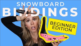 Beginner Snowboard Bindings Mounting Stance amp Straps [upl. by Nnaeiram]