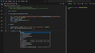 Obtener el precio de criptomonedas con Python API CoinGecko [upl. by Alledi76]