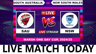 South Australia vs New South Wales  SAU vs NSW  The Marsh One Day Cup 202425  LordGameYT [upl. by Mila]