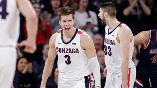 Petrusev leads No 3 Gonzaga over Saint Mary’s 8676 on Senior Night [upl. by Eivi]