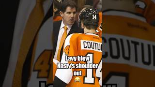 Peter Laviolette blew Nasty’s shoulder out 😂👊🏻 [upl. by Rosana]