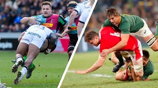 The BEST Rugby Tackles  202122 Season [upl. by Ainoet]