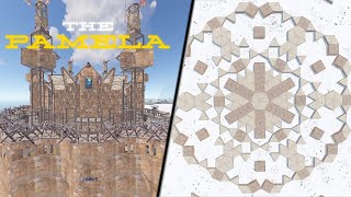 THE PAMELA TUTORIAL  CLAN BASE IN RUST•CHINA WALL•MANY BUNKERS•WIDE GAP•BASE DESIGN RUST 2024 [upl. by Notneuq]