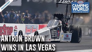 Antron Brown wins in Las Vegas [upl. by Januisz473]