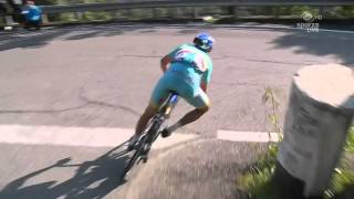 Il Lombardia 2015  Fabulous descent Vincenzo Nibali Civiglio [upl. by Xxam326]