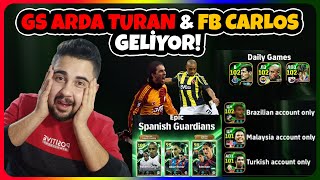 GS ARDA TURAN amp FB RCARLOS GELİYOR😱 POTW İNCELEMESİ VE TOP AÇILIMI eFootball Mobile 25 [upl. by Sebastian748]