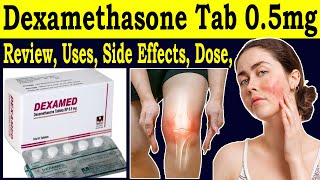 Dexamethasone tablets ip 05 mg uses in hindi  Review dexamed 05 mg  Uses Side Effect Pregnancy [upl. by Enirhtak]