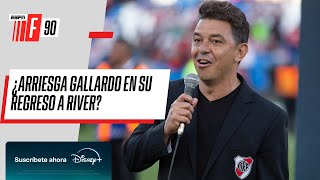 ¿GALLARDO PONE EN RIESGO LA ESTATUA ¡FUERTE DEBATE EN F90 SOBRE EL REGRESO DEL MUÑECO A RIVER [upl. by Massingill]