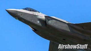 F35 Demo  Deke Slayton Airfest 2021 [upl. by Thecla800]