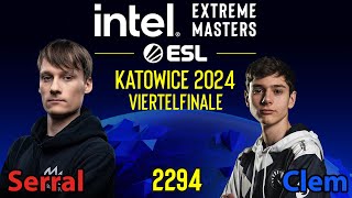 Start Viertelfinale  🇰🇷 Serral Z vs 🇰🇷 Clem T  IEM Katowice 2024  Round of 12  SC2  2294 [upl. by Nehtanhoj]