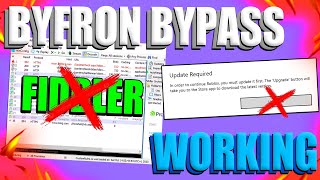 NEW TUTORIAL BYPASS Roblox AntiCheat Byfron NO FIDDLER  Bypass in 30 Seconds  PC Executor [upl. by Reiss]