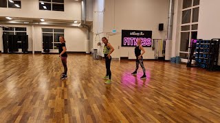 Squat  Marzville Travis World  ZUMBA [upl. by Ytinav62]