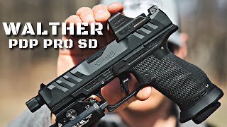 Walther PDP Pro SD Review  Best Duty Pistol 2023 [upl. by Rosenblatt634]