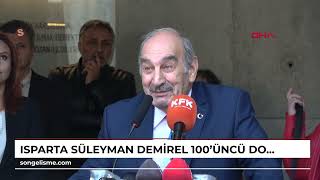 ISPARTA Süleyman Demirel 100’üncü doğum gününde anıt mezarında anıldı VİDEO EKLENDİ [upl. by Bainbrudge]