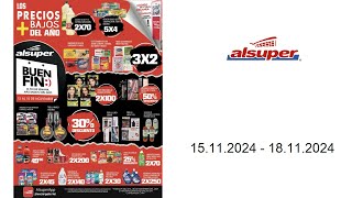 Ofertas Alsuper MX del 15 al 18 de noviembre del 2024 [upl. by Aleahc]