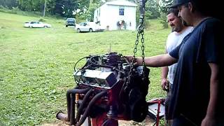 355 CHEVY REDNECK DYNO [upl. by Nivrek]