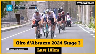 Giro dAbruzzo 2024 Stage 3 Last 10km [upl. by Adeline]