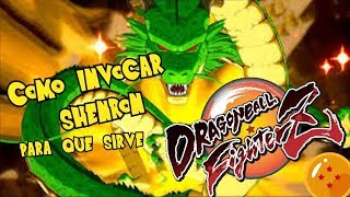 Como invocar a Shenron Estrategias y utilidades Guía DRAGON BALL FighterZ [upl. by Aritak295]