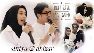 abidzar dan sintya marisca satu panggung [upl. by Lurleen]