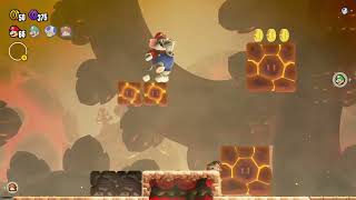 Super Mario Bros Wonder NS Deep Magma Bog  Hot Hot Hot Alternate [upl. by Castorina]