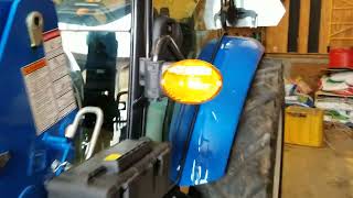 New Holland Workmaster 75 cold start [upl. by Yragerg]