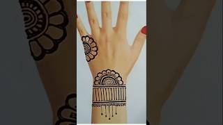 Easy mehndi designmehndi hennatattoo howtomakemehndidesign [upl. by Eelyab]