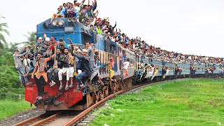 Riding Cheapest Overloaded Train of Bangladesh [upl. by Marquez]