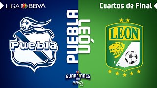 Resumen y Goles  Puebla vs León  Liga BBVA MX  Guardianes 2020  Cuartos de Final [upl. by Zampardi]