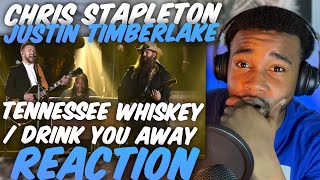 Non Country Fans TRIES  Chris Stapleton amp Justin Timberlake  Tennessee WhiskeyDrink You Away [upl. by Harutek]