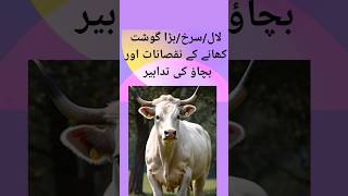 Disadvantages of Red meat Beef Bara gosht khaney k faydey or nuqsan shortsyt redmeatbeef [upl. by Coffeng331]