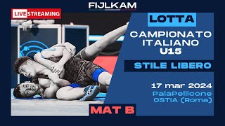 LOTTA  Campionato Italiano U15 SL 2024  Mat B [upl. by Latreshia910]