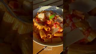 The CREAMIEST Roasted Tomatoes Pasta 🍝 pasta pastarecipe vegetarianrecipes easyrecipe [upl. by Patterson]