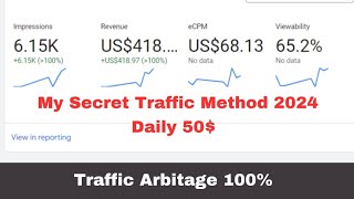 AdSense and Adx Traffic Arbitrage Secret Method 2024  AdSense loading 2024 [upl. by Filide]