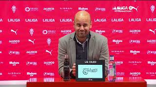 Rueda de prensa Real Sporting vs Real Valladolid CF [upl. by Grenville315]