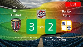 Live Match Review Bali United vs Barito Putra  BRI Liga 1 [upl. by Iatnohs]