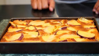 CLAFOUTIS A LA PECHE  LA RECETTE STAR DE LETE [upl. by Daggna]