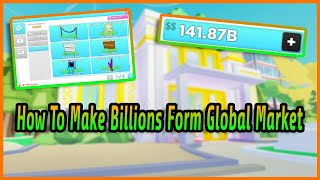 Roblox My Restaurant How to Make Billions From Global Market [upl. by Nywled41]