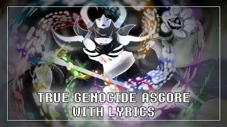 Undertale True Genocide Asgore With Lyrics [upl. by Aramaj]