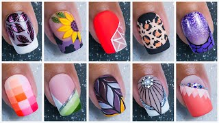 Top 10 New Short Nail Designs 2023 tutorial  Best Nail Art Compilation [upl. by Hadden]