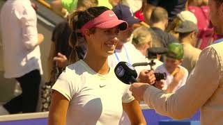 Intervju Olga Danilovic  Semi final  Nordea Open WTA 2023 [upl. by Topper]