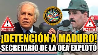 🚨Secretario de OEA pidió la DETENCIÓN de MADURO y la INTERVENCIÓN en Venezuela  Break Point [upl. by Assirhc]