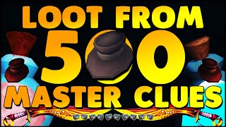 RS3  500 Master Clues [upl. by Sirahs978]