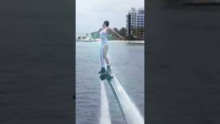 flyboard acrobatics action💟shortvideo amazingviralvideo waterflyboard beautifulgirl acrobatics [upl. by Roshan525]