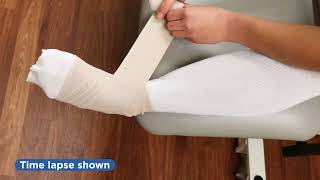 Lymphedema wrapping  leg solo [upl. by Mattah]